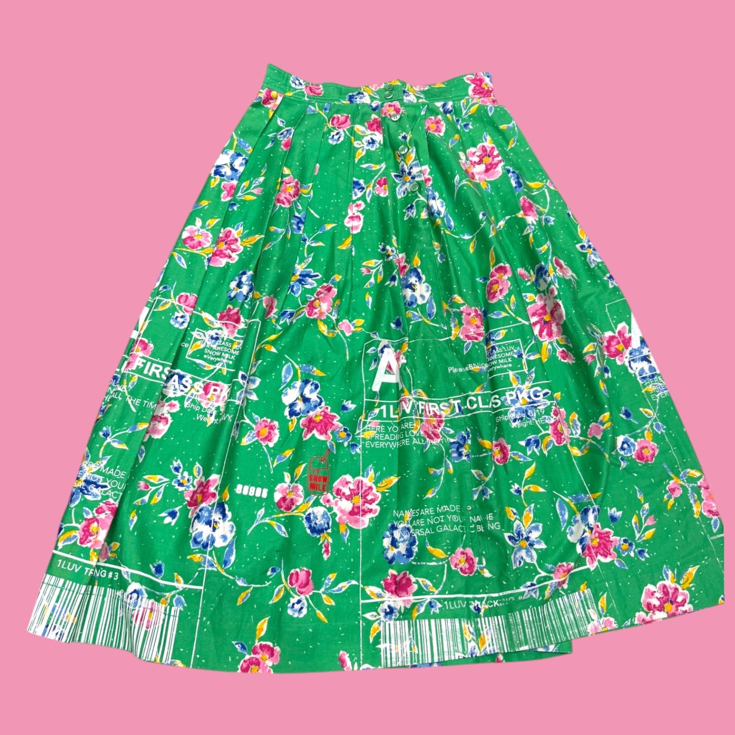 Snow Milk Postage Skirt