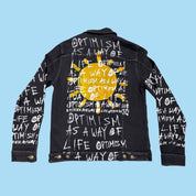 Snow Milk Optimism Jean Jacket