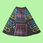 Snow Milk Paper Clip Skirt