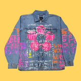 Snow Milk World Peace Jean Jacket