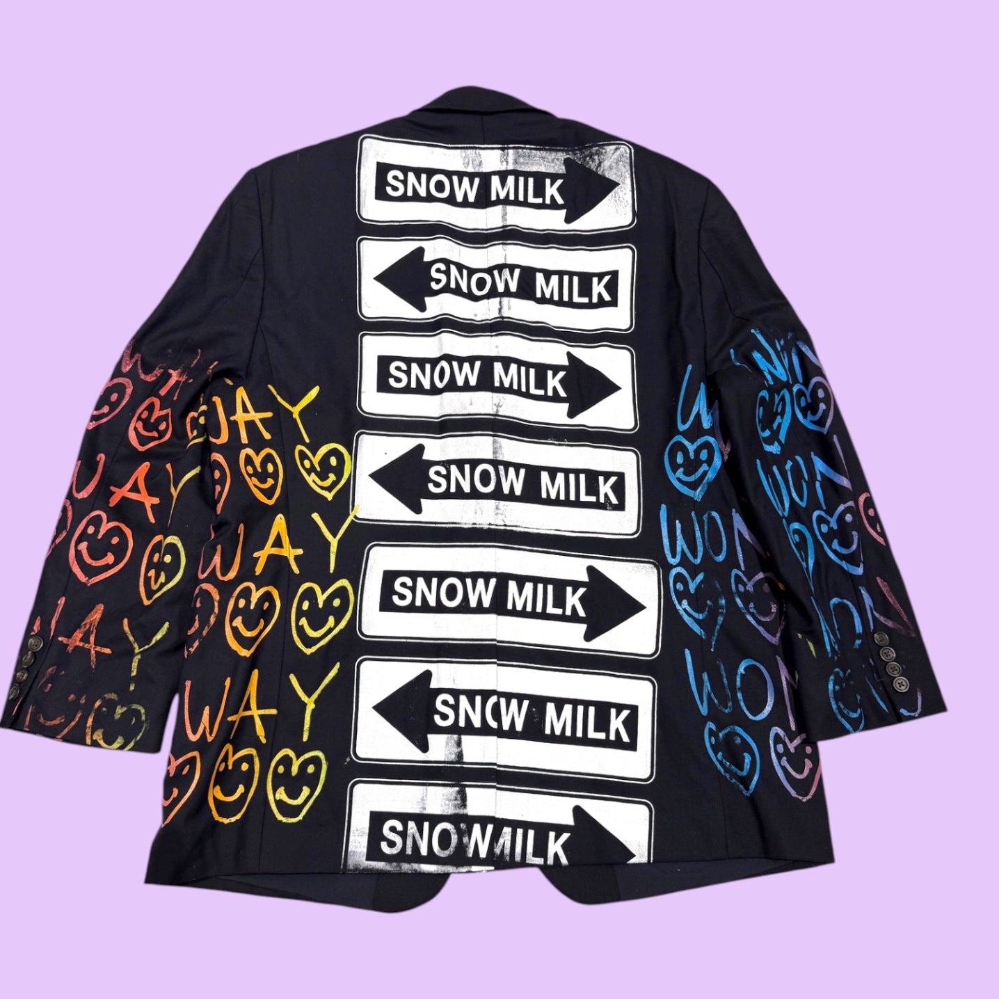 Snow Milk Won Way Blazer