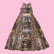 Snow Milk Leopard Dress
