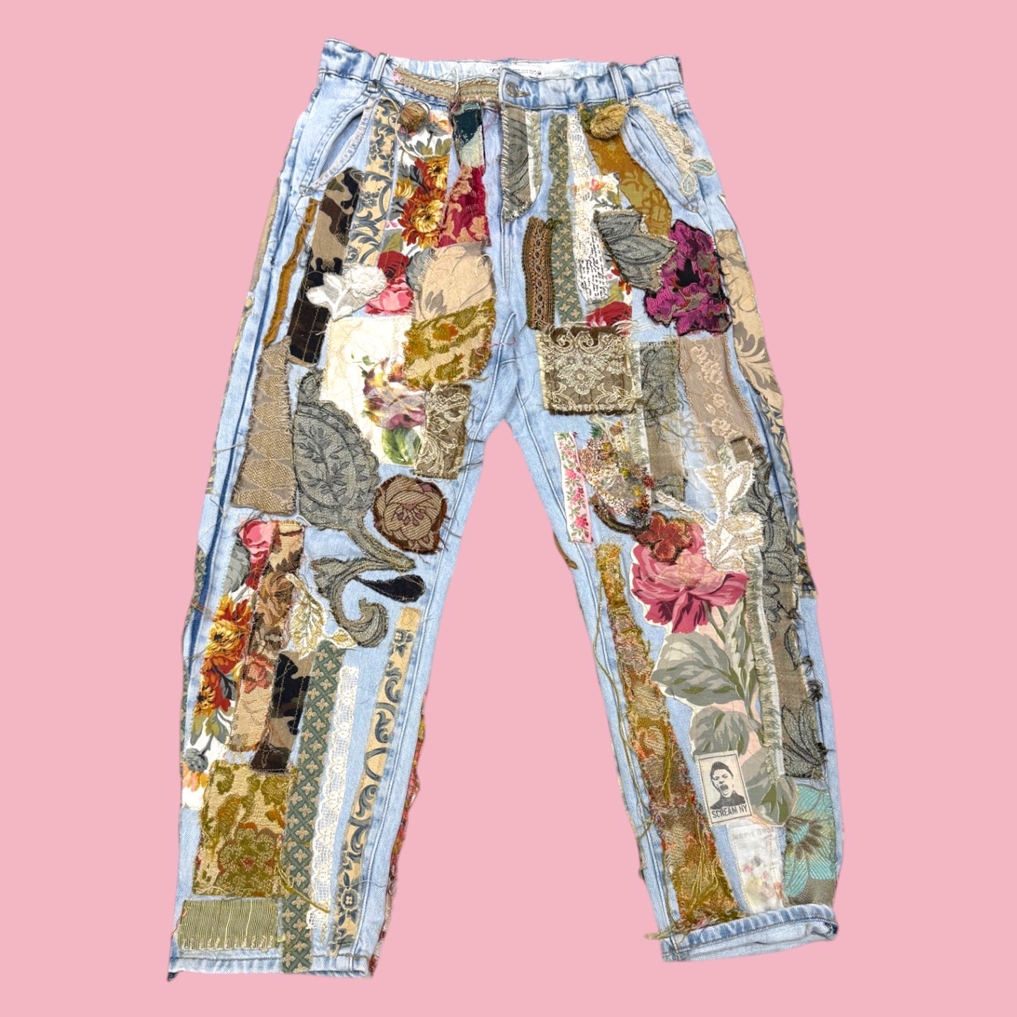 SCREAM NY Patchworked Jeans
