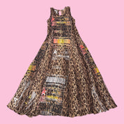 Snow Milk Leopard Dress