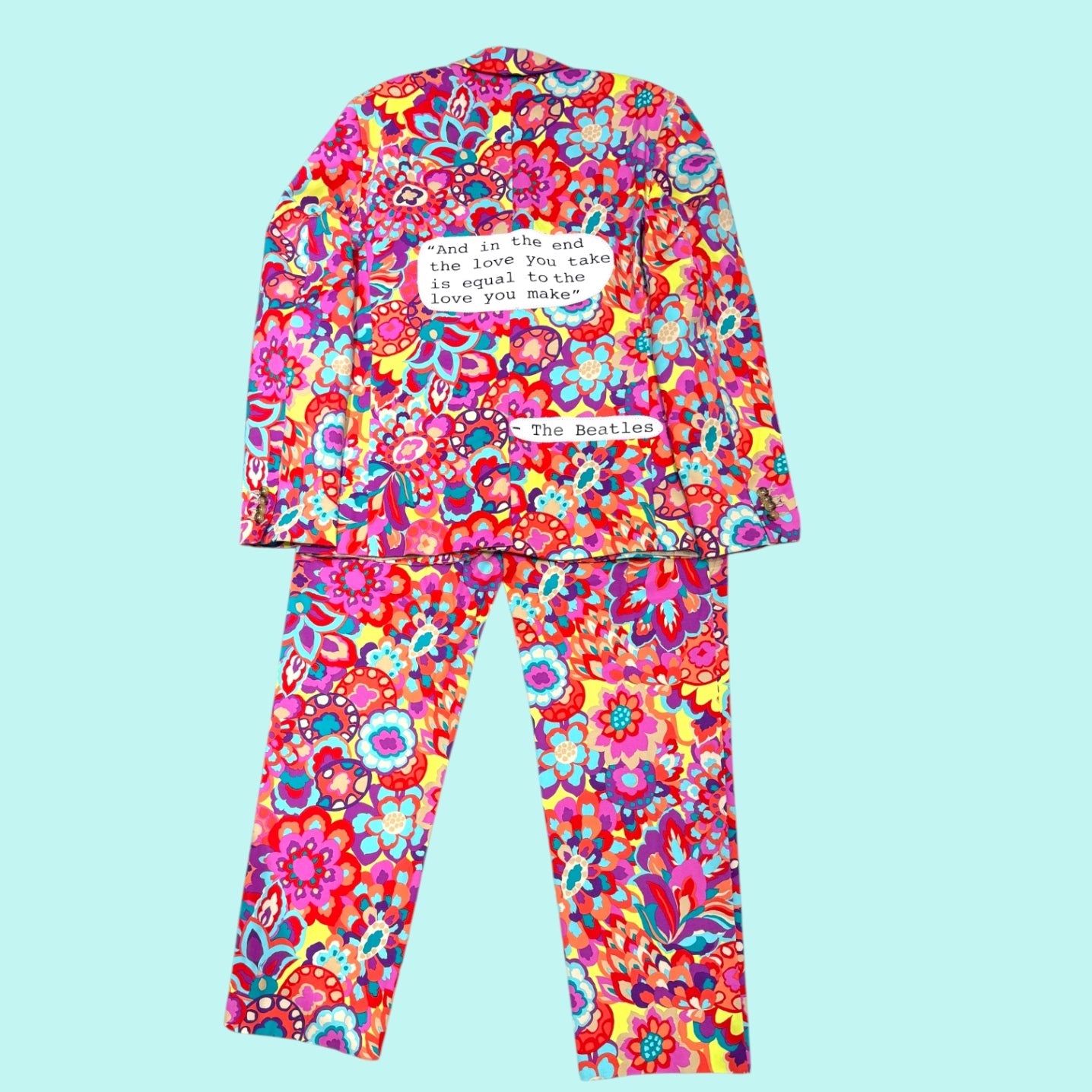 Beatles Floral Suit