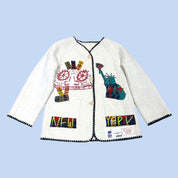 Snow Milk X Blue Greenie Jacket L Cream