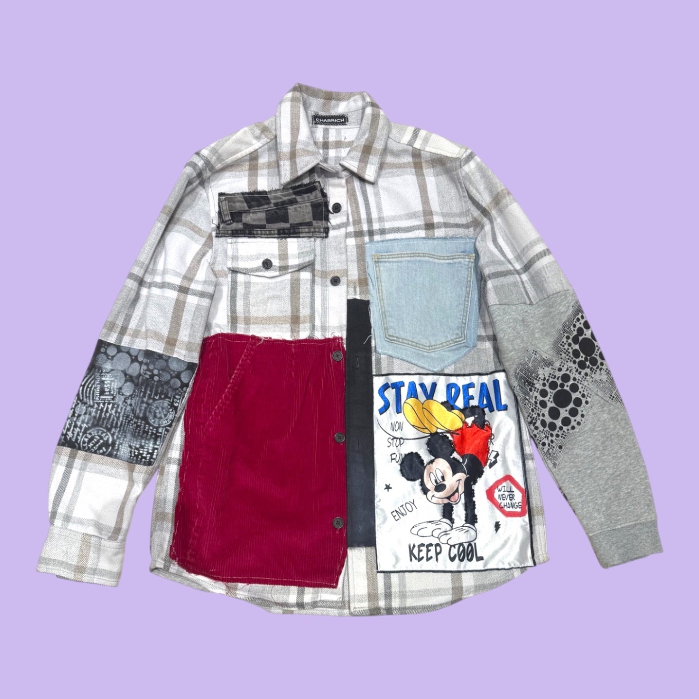 Flannel Mickey Shirt