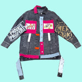 Painted Applique Jean Jacket