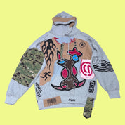 Painted Applique Hoodie