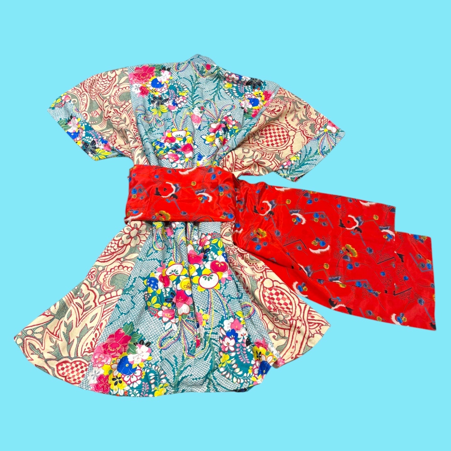SCREAM NY Kimono L Multicolor