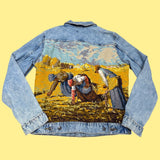 The Gleaners Needlepoint Denim Jacket