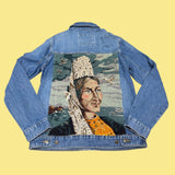 Bigoudene Needlepoint Denim Jacket
