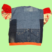 Denim Puff Sleeve Jacket 