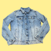 The Gleaners Needlepoint Denim Jacket