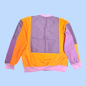 Purple Orange Patchwork Jacket