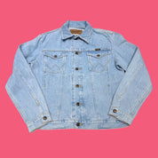 Miss Jane Bowles Needlepoint Denim Jacket