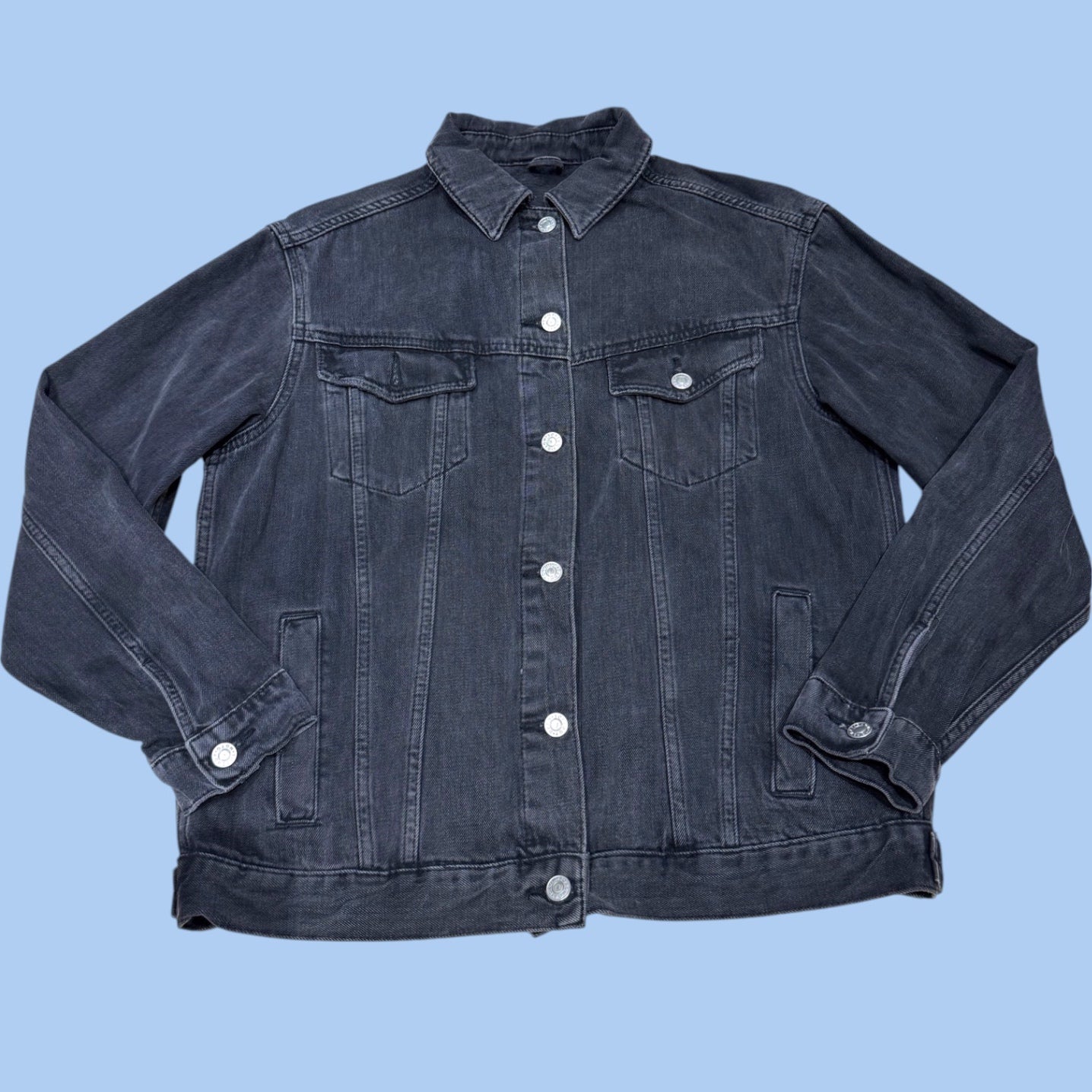 Spanish Lady Needlepoint Denim Jacket
