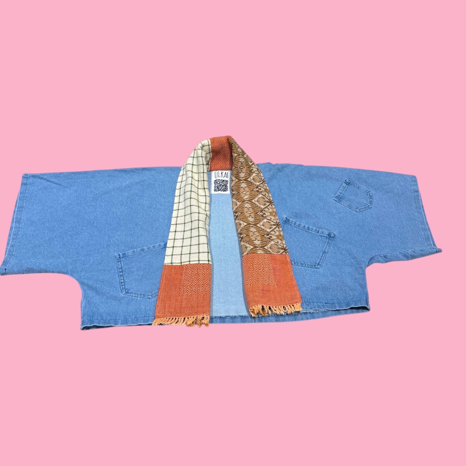 Denim Short Kimono