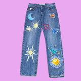 Sun, Stars, Moon Jeans