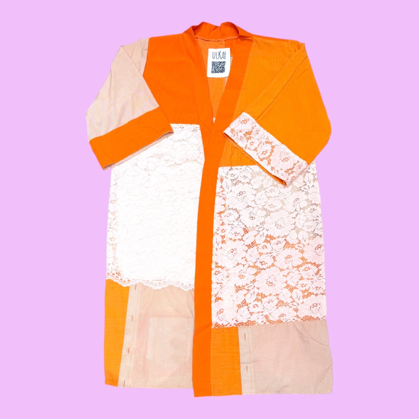 Patchwork Orange Jacket