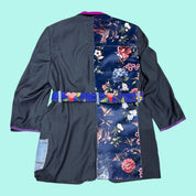 Patchworked Floral Blazer