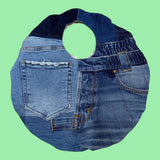 Denim Circle Bag