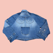 Denim Patchworked Jacket