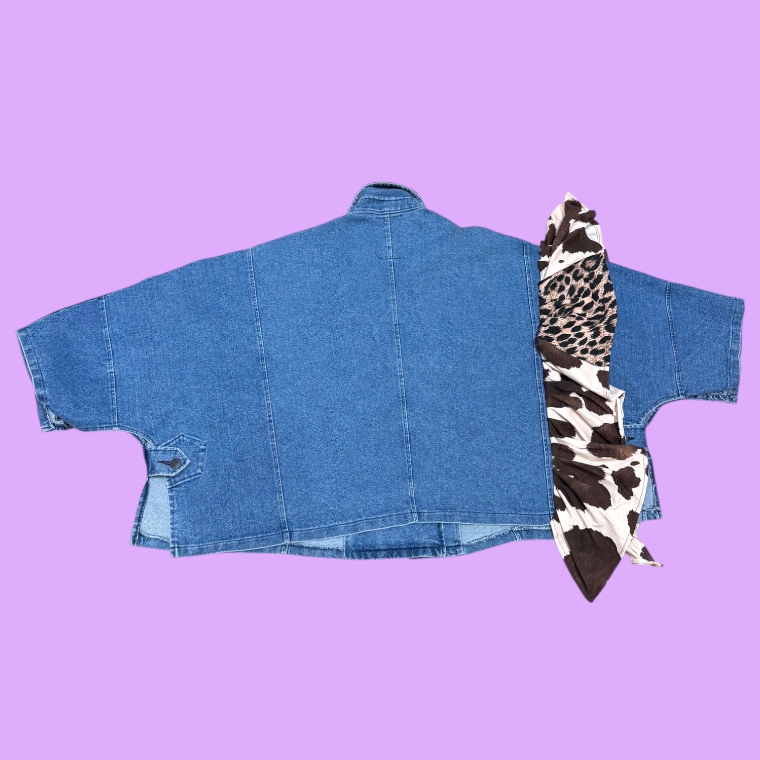 Denim Short Kimono