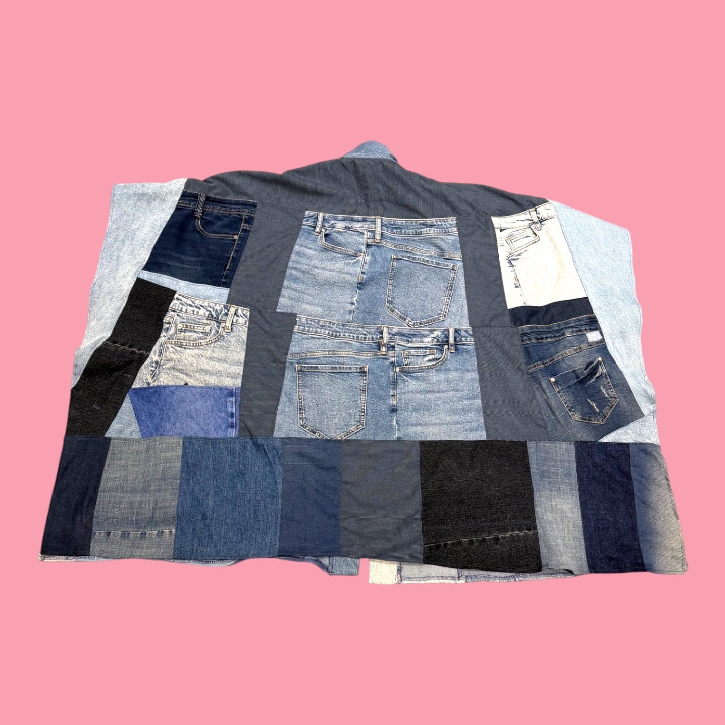 Denim Suit Poncho
