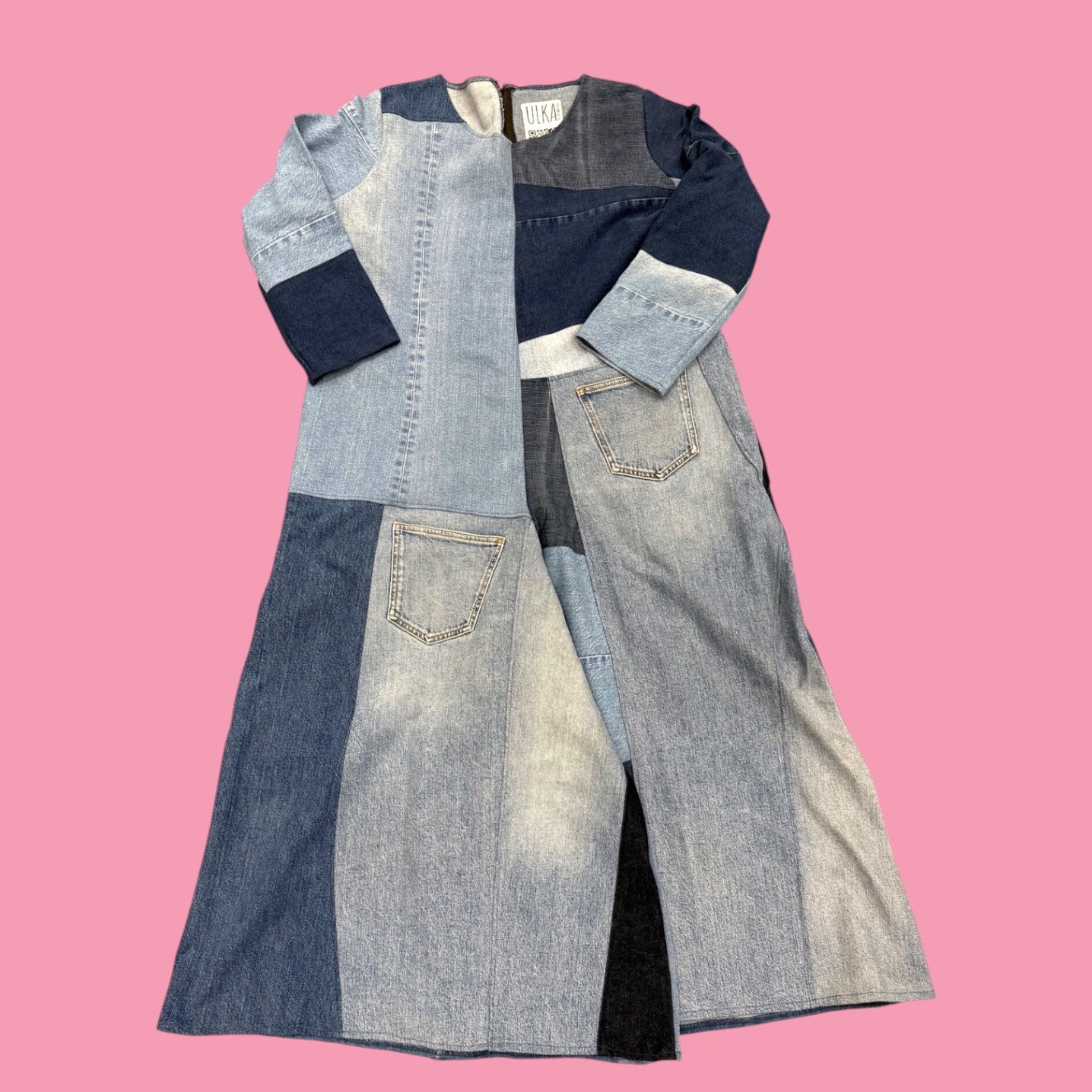 Denim Patchwork Jumpsuit
