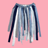 Denim Strip Belt