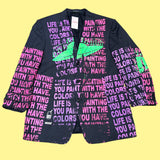 Snow Milk Spaceship Blazer