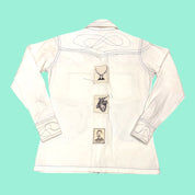 Black & White Stitched Shirt