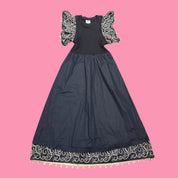 SCREAM NY Dress M Black Gold