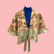 Belted Cape with Corset Tie