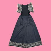 SCREAM NY Dress M Black Gold