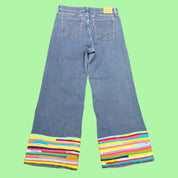 Blue Greenie Jeans 32 Blue Multicolor