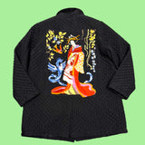 Lady in Kimono Coat