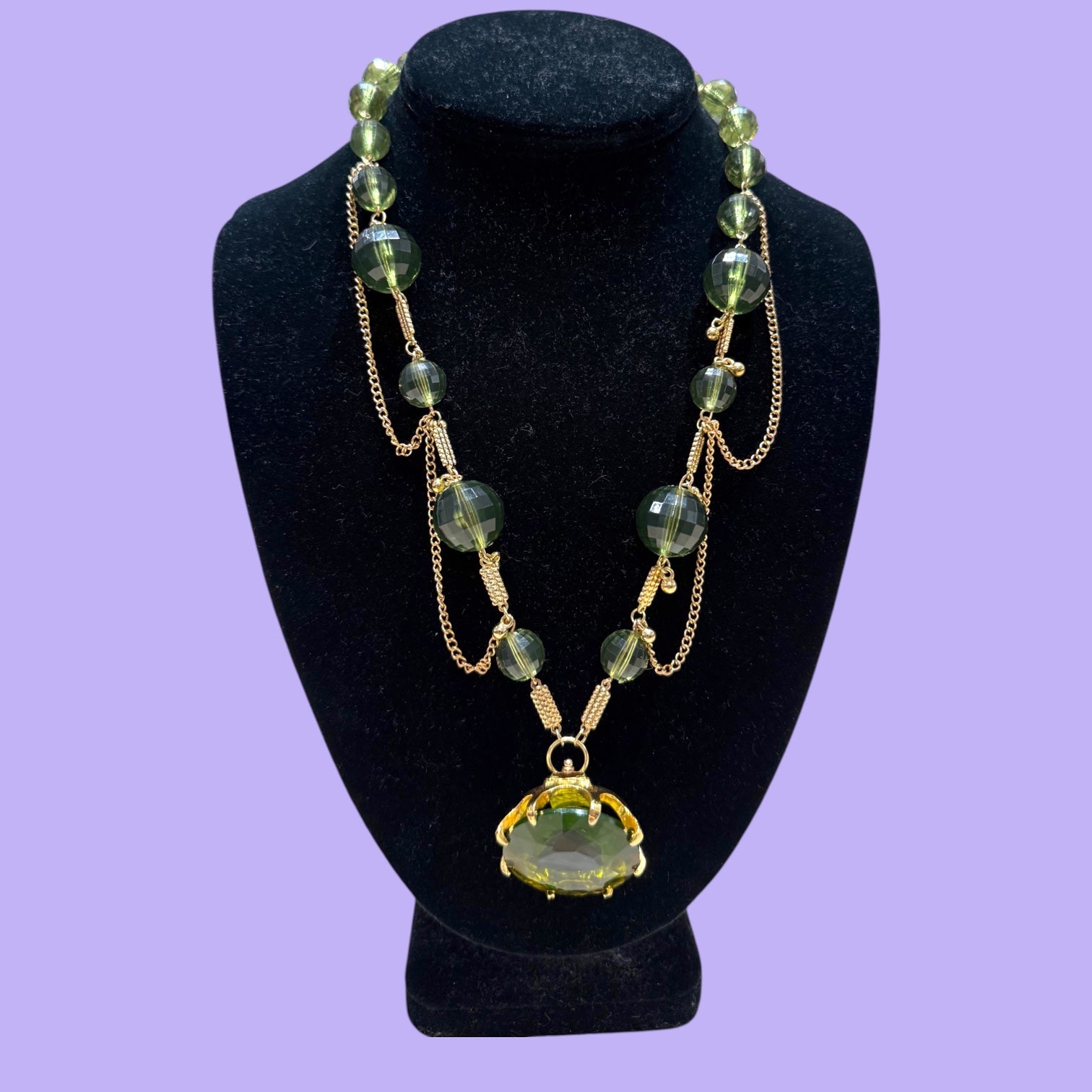 Upcycled Gem Necklace
