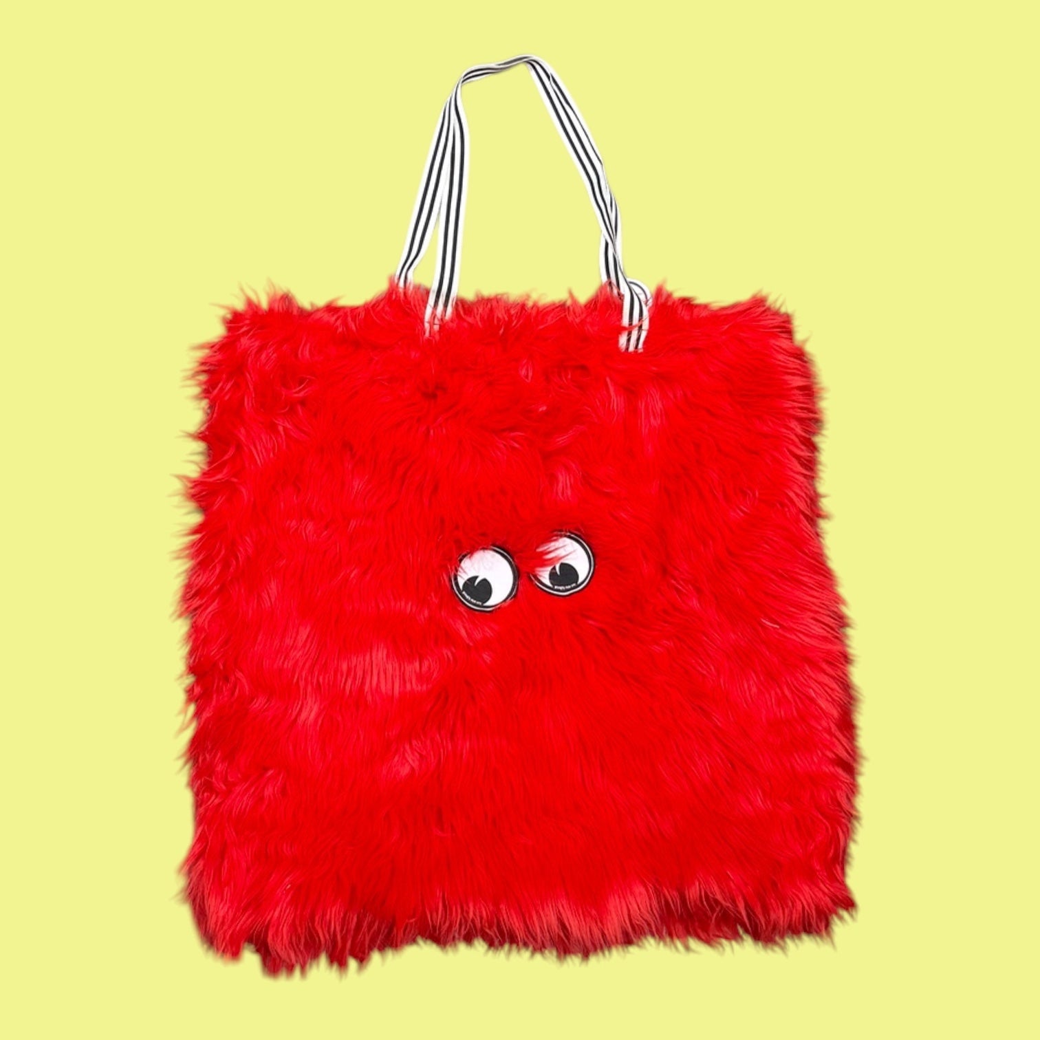 Faux Fur Googly Eye Tote