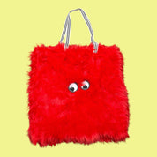 Faux Fur Googly Eye Tote