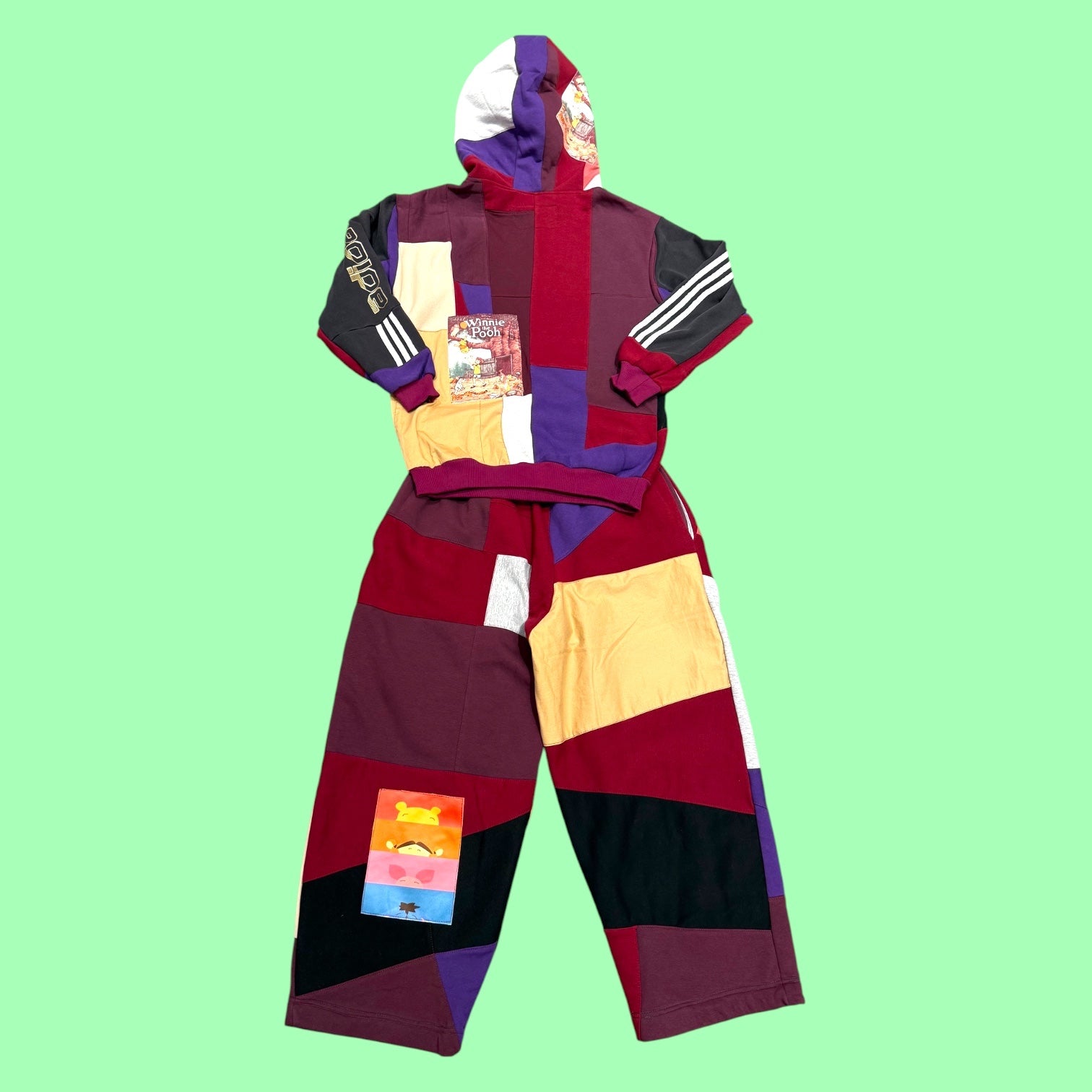 Patchwork Winnie Sweat Set