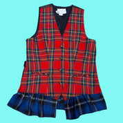 Red Plaid Vest