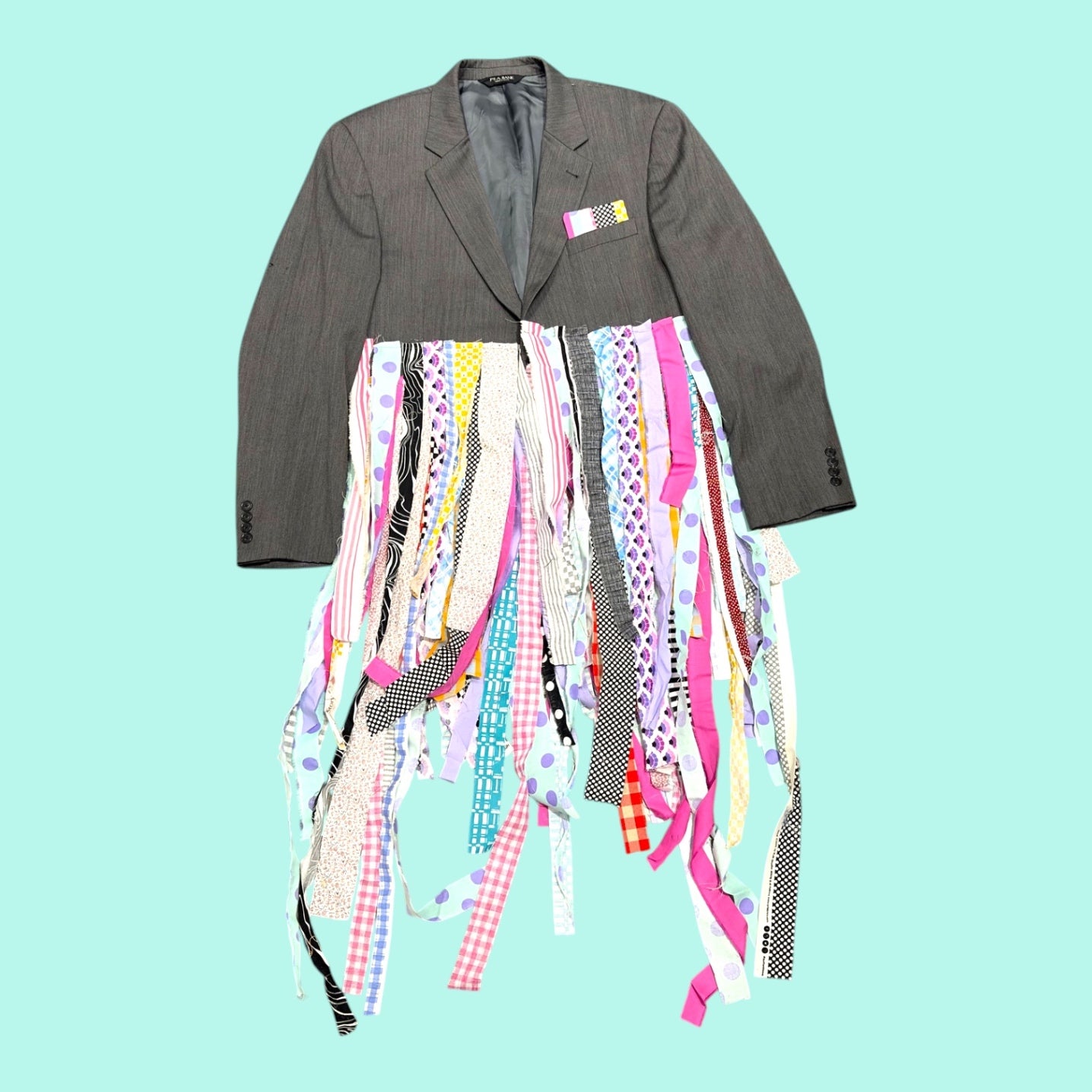 Fabric Strip Blazer