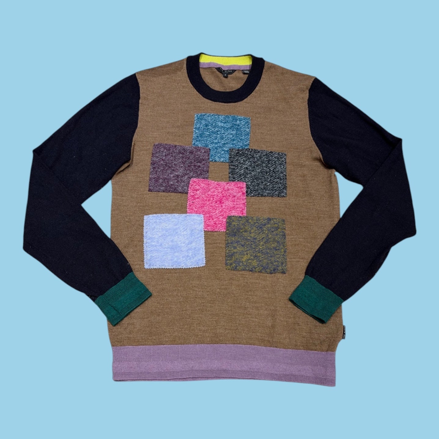Blue Greenie Sweater 2 Brown