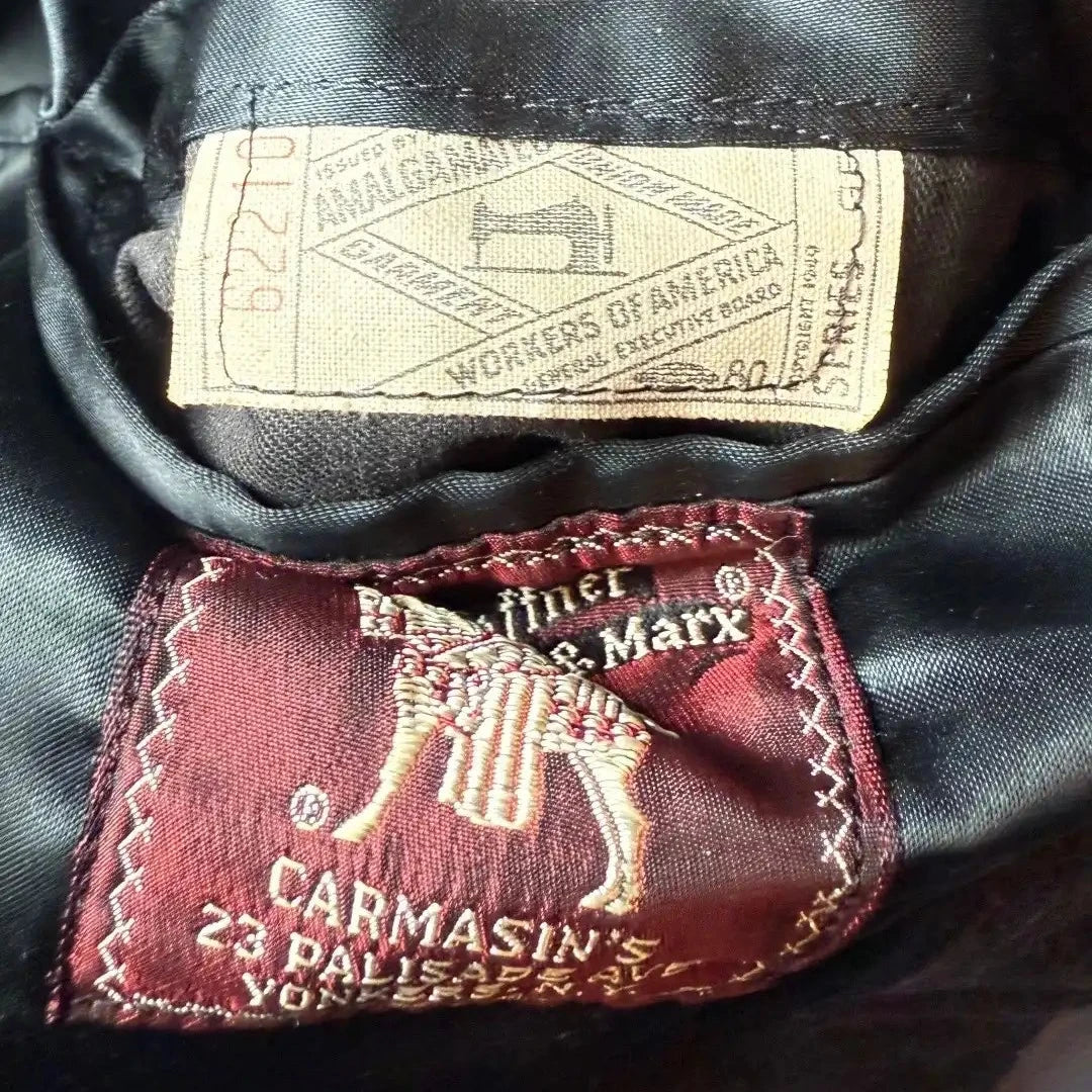 Vintage 50's Wool Coat with Patches