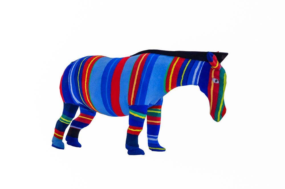 Zebra Flip Flop Sculpture - Wholesale: Medium