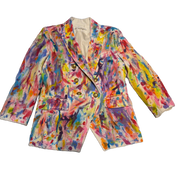 Painted Carpe Diem Veronica Beard Blazer