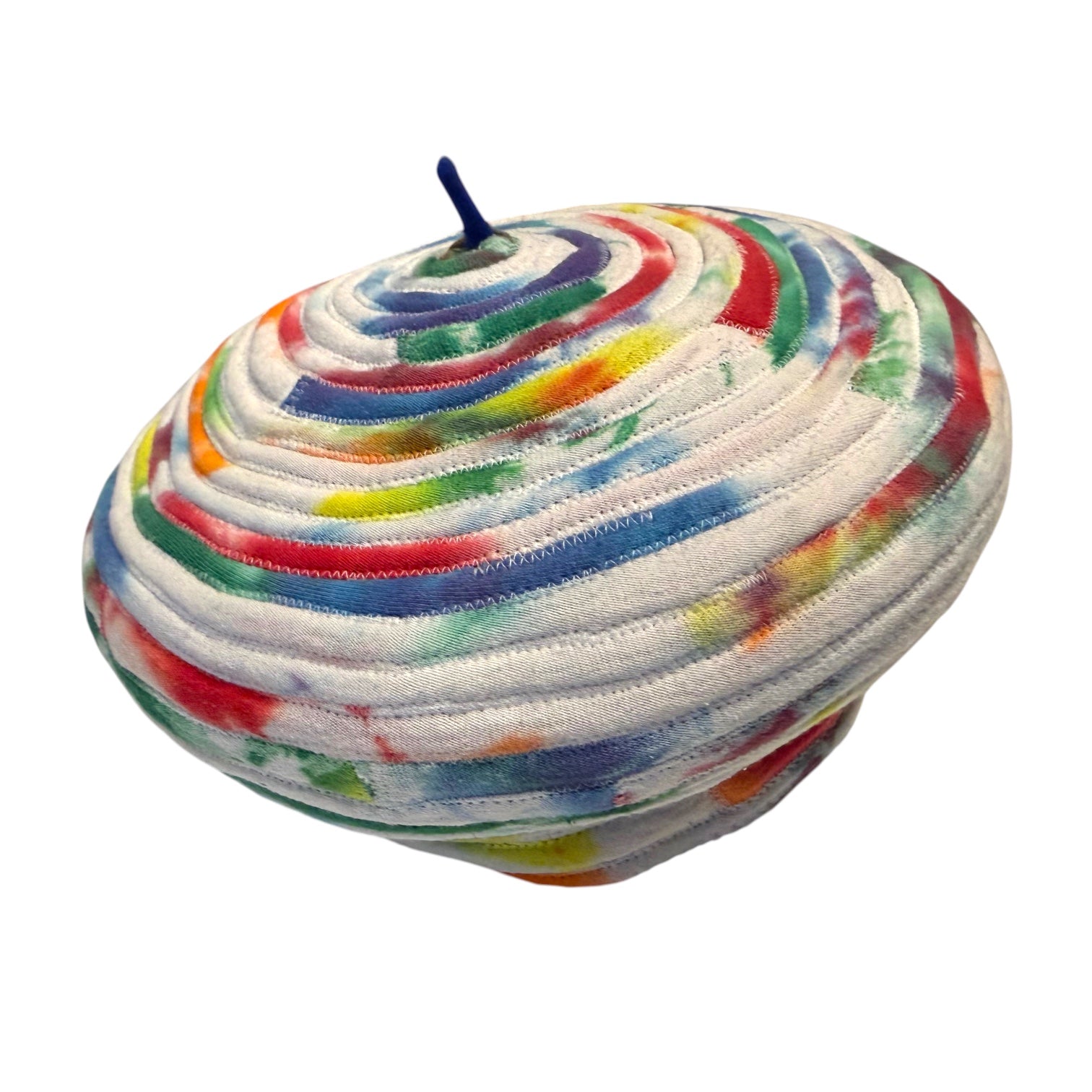 T-Shirt Strip Tie Dye Beret