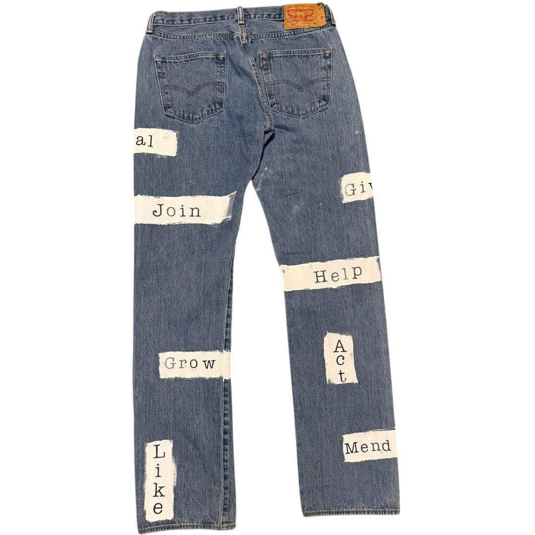 Positive Words Levi's Jeans